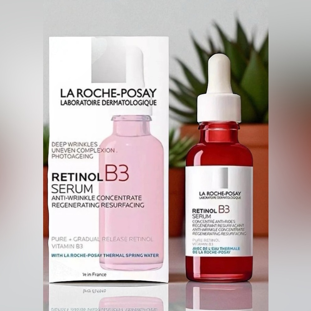 La Roche-Posay Retinol B3 Serum. 1 oz/30 ml
Anti-Wrinkle Concentrate
Exp 01/2028